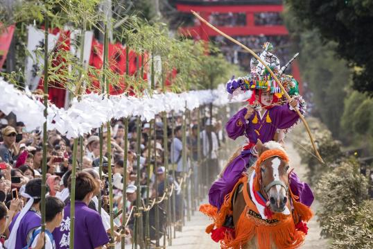 Koyama Yabusame Festival (Japanese horse archery) / 高山やぶさめ祭